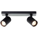 Brilliant Marty Taklampa Aluminium Sandig Svart 10W 700lm - 830 Varm Vit | Inkl. 2x GU10