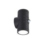Ansell Vägglampa Reef Svart Up & Down - Utomhus - 10W 885lm 90D - 830-840-860 CCT | IP65 -Rörelse- och Ljussensor