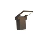 Ansell LED Vägglampa Tempo 90D Lutningsbar Grafit 10W 685lm - 830 Varm Vit | IP54