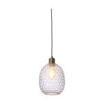 It's about RoMi Pendellampa Venice Glas Transparent | Passande för 1x E27 