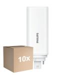 Flerpack 10x Philips CorePro PL-T LED Lampa HF 9W - 840 Kallvit | 4-Stift - Ersättare 26W
