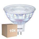 Flerpack 10x Philips Master LED Spot GU5.3 MR16 7.5W 621lm 36D - 922-927 Dim To Warm | Bästa Färgåtergivning - Dimbar - Ersättare 50W