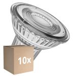 Flerpack 10x Ledvance LED Spot GU10 PAR16 6.1W 575lm 36D - 930 Varm Vit | Bästa Färgåtergivning - Dimbar - Ersättare 80W