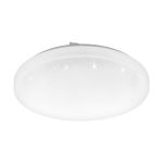 Eglo Vägg och Taklampa Frania-S Stål Vit 14.6W 1600lm - 830 Varm Vit | IP20 