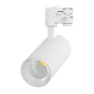 Noxion LED Sp&aring;rbelysning 3-Fas Ecowhite Aluminium Vit 30W 3210lm 36D - 940 Kallvit | UGR <19