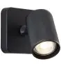 Brilliant Marty Vägglampa Aluminium Sandig Svart 5W 350lm - 830 Varm Vit | Inkl. 1x GU10