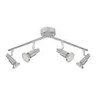 Ledvance LED Spot GU10 Aluminium 4x 3W - 827 Extra Varm Vit 