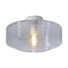 It's about RoMi Taklampa Verona Glas Transparent | Passande för 1x E27 