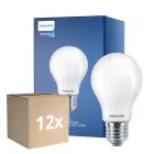 Flerpack 12x Philips Master LED E27 Päron Filament Matt 10.5W 1521lm - 922-927 Dim To Warm | Bästa Färgåtergivning - Dimbar - Ersättare 100W