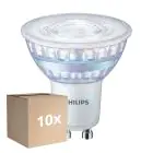 Flerpack 10x Philips Corepro LED Spot GU10 PAR16 6.7W 670lm 60D - 830 Varm Vit | Ersättare 90W