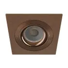 Noxion Infälld Spot Boxi MR16 Lutningsbar Textur & Glänsande Guld | Utskärning  80mm - IP20 - Inkl. GU10 Sockel