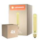 Flerpack 4x Ledvance Vintage 1906 LED E27 Rör Guld 4W 400lm - 820 Extra Varm Vit | Ersättare 35W