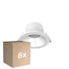 Flerpack 6x Noxion LED Downlight Apollo V2.0 6-12W 720-1500lm 60D - 830/840 CCT | 145mm - Utskärning   120mm