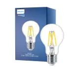 Philips Master LED E27 Päron Filament Klar 3.4W 470lm - 922-927 Dim To Warm | Bästa Färgåtergivning - Dimbar - Ersättare 40W